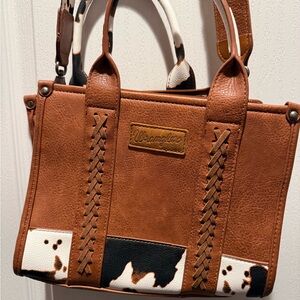 Wrangler Tan and Black Women's Tote